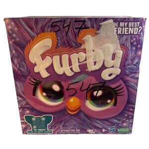 Furby Interactive Toy With Accessories Purple & Multicolor Ages 6+ New Sealed
